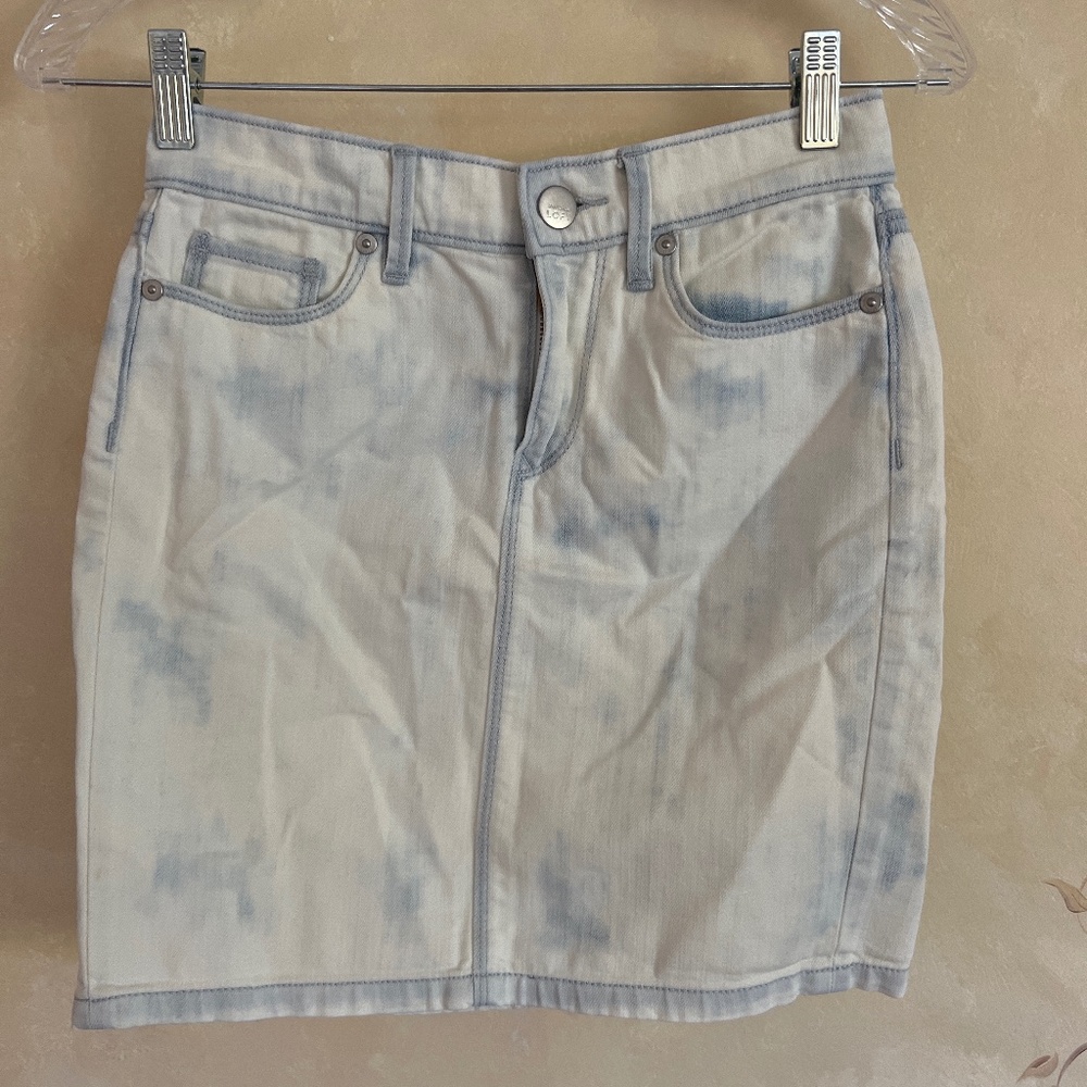 Mini skirt loft light washed denim